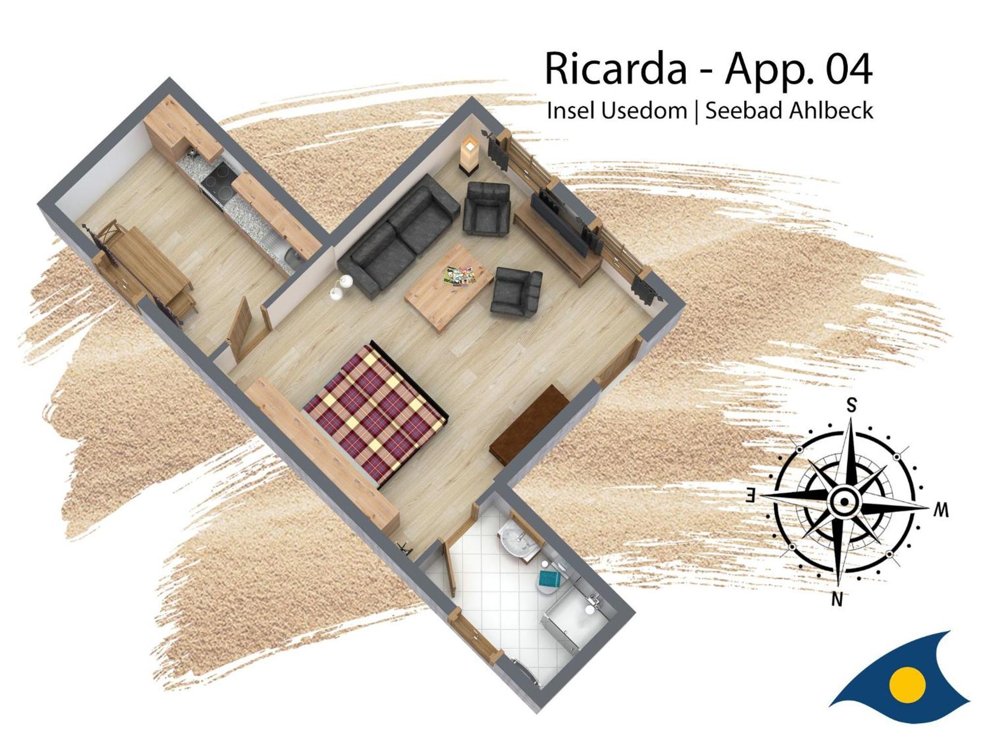 הרינגסדורף Villa Ricarda Whg 04 מראה חיצוני תמונה